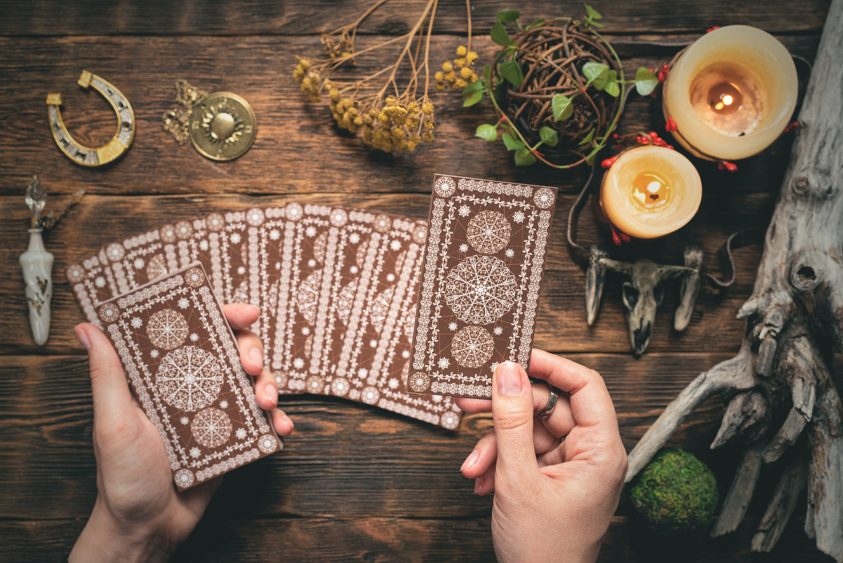 Tarot cards.